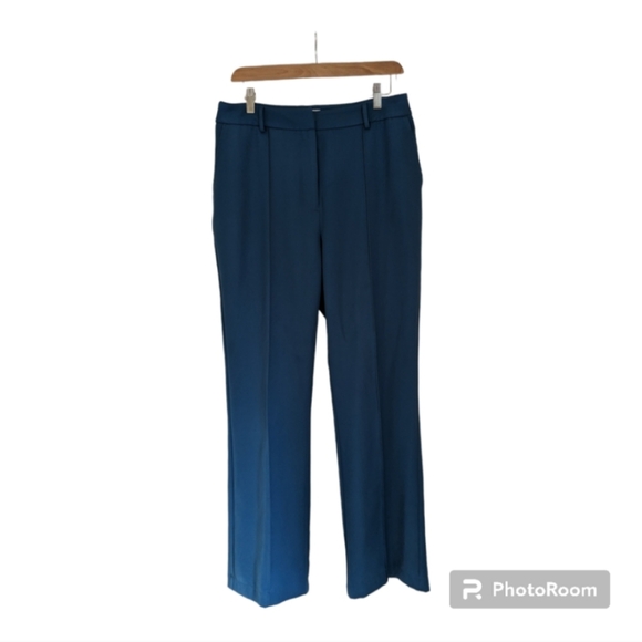 💙 Anthropologie Greylin Jacque High Rise Straight Leg Trousers, L - Picture 2 of 16